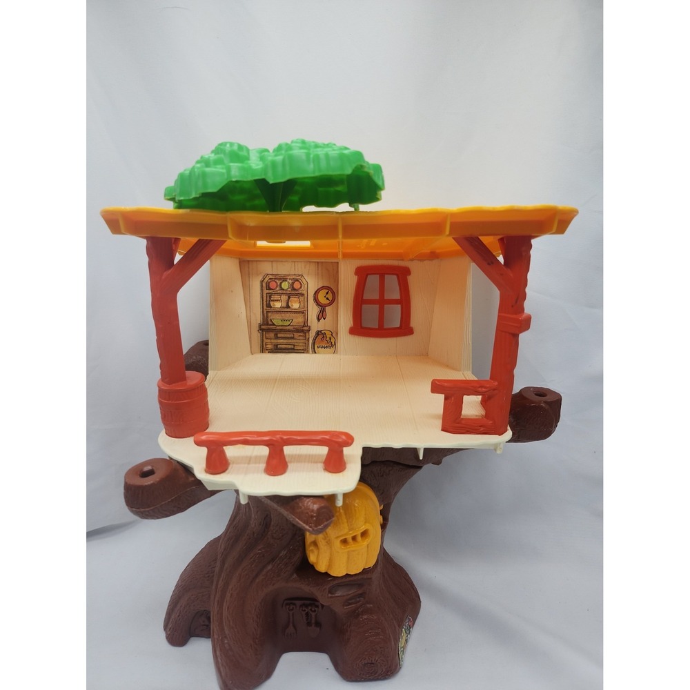 1974 Hasbro Weebles Wobble Winnie-The-Pooh Hunny Tree House Playset